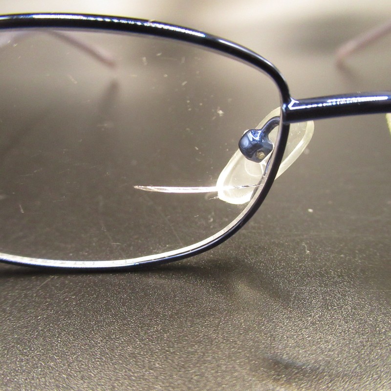 Equinox EQ205 Full Rim Eyeglass Frames 45-18-130 Navy Blue Lavender Unisex gallery