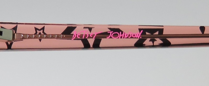 NEW BETSEY JOHNSON GALAXY GLAM EYEWEAR DESIGNER 53-17-135 PLASTIC RAVEN WOMENS gallery