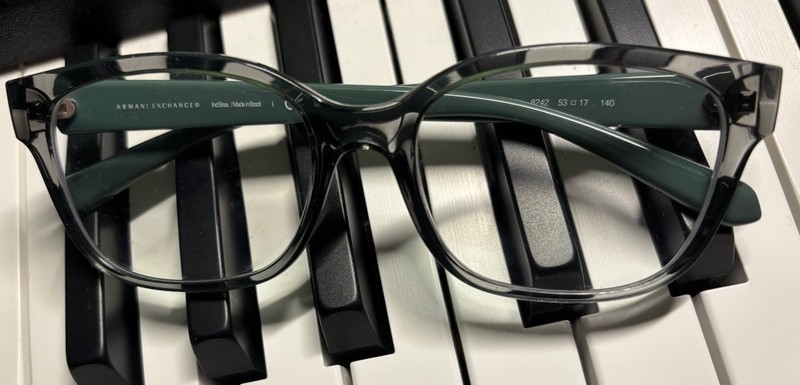 Armani Exchange AX 3098 8242 Green Plastic Full Rim Eyeglasses Frames 53-17 140 gallery