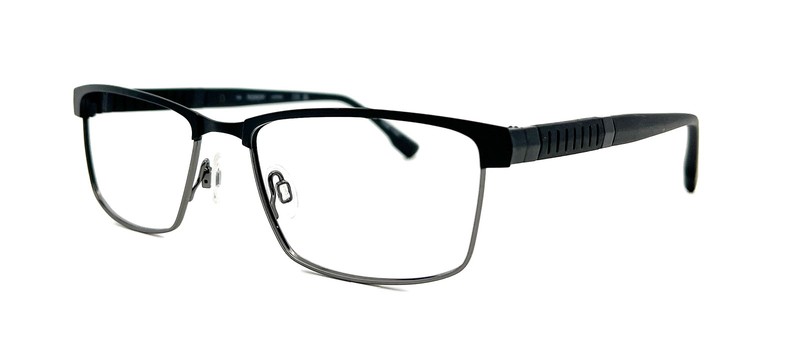 NEW FLEXON E1110 001 BLACK AUTHENTIC EYEGLASSES 55-18-145