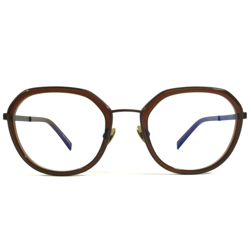 Tom Davies Eyeglasses Frames TD733 Col. 2185 Clear Brown Matte Bronze 48-20-140