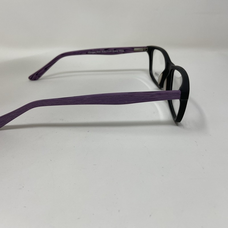 CHLOGAN EYEWEAR 9000 52-17-138 PURPLE BLACK WOOD FLEX HINGE HR94 gallery