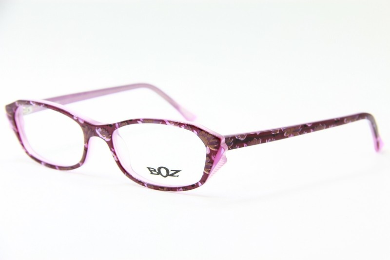 NEW BOZ RELAX 8082 PURPLE AUTHENTIC FRAMES EYEGLASSES RX 52-17