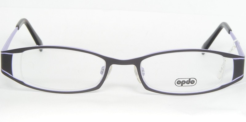 Opdo 7430-2 MATT DARK TAUPE / LAVENDER EYEGLASSES GLASSES FRAME 48-19-133mm gallery