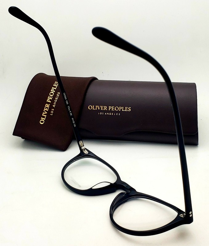 Brand New OLIVER PEOPLES Eyeglasses RILEY R BK OV 5004 1005 49-20 Black Frames gallery