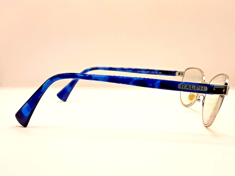 RALPH LAUREN RA 6048 9001 Sliver/Blue, Full Rim, Frame Only 53-16-140 13/F5 gallery