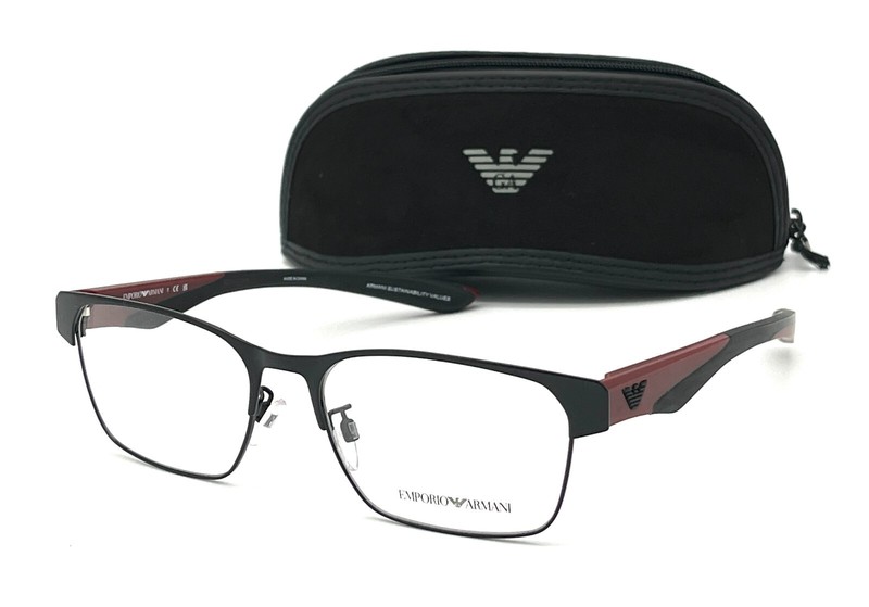 EMPORIO ARMANI EA1141 3001 Matte Black / Demo Lens 56mm Eyeglasses