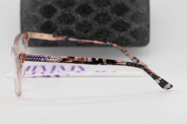 NEW JIMMY CRYSTAL NEW YORK BALI TEA BROWN HAVANA GOLD AUTHENTIC EYEGLASSES 53-17 gallery
