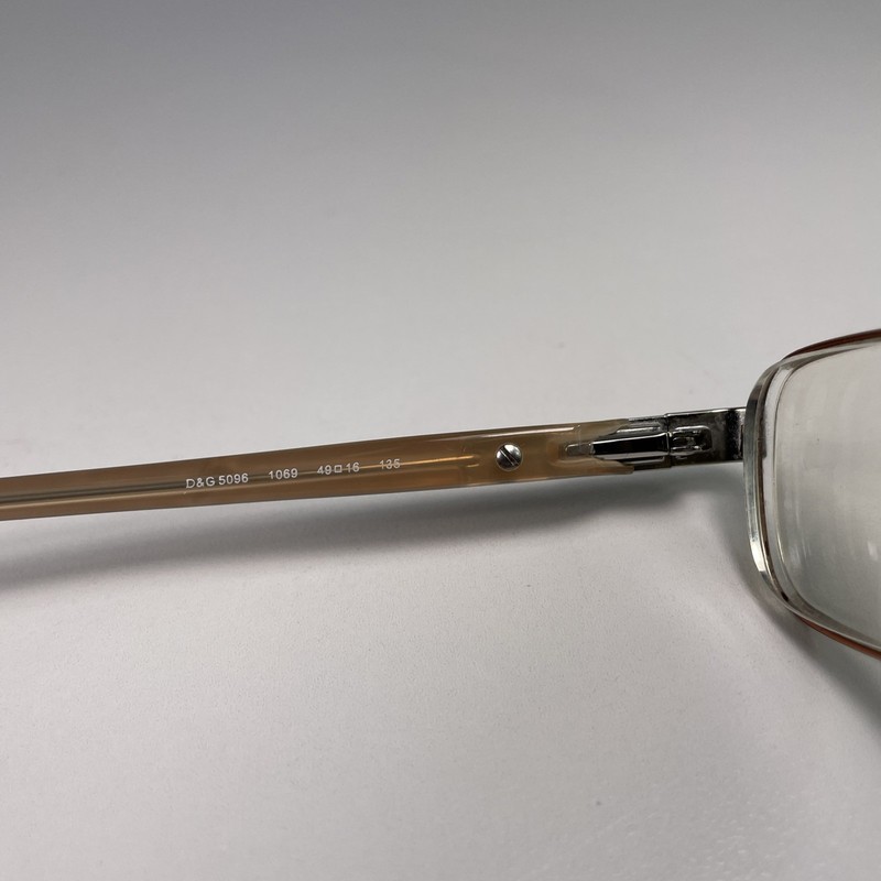 DOLCE & GABBANA DG 5096 1069 BRONZE GUNMETAL AUTHENTIC EYEGLASSES 49-16 gallery