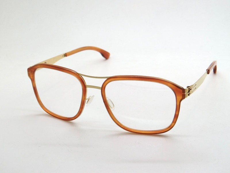 IC BERLIN PABLO L. Amur/Matte Gold Authentic 54mm Eyeglasses gallery