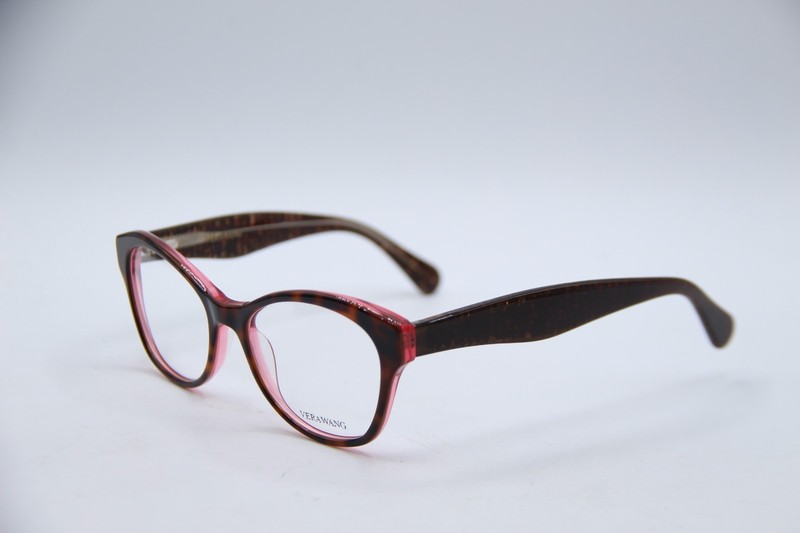 NEW VERA WANG V374 KB HAVANA PINK AUTHENTIC FRAMES EYEGLASSES 49-17
