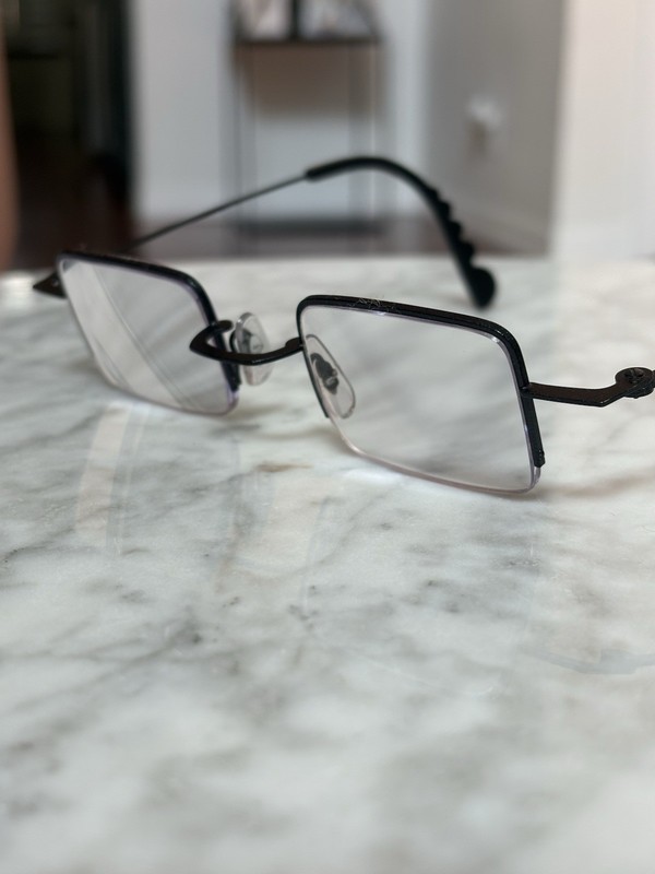 THEO Belgium FILICUDI Half Rim Eyeglasses 31-20-140 Black gallery