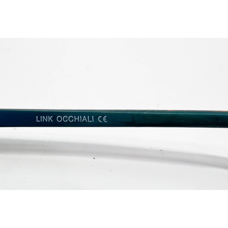 Link Occhiali Eyeglasses Mens Black Semi Rimless Rectangular 5385 56-17-145 gallery