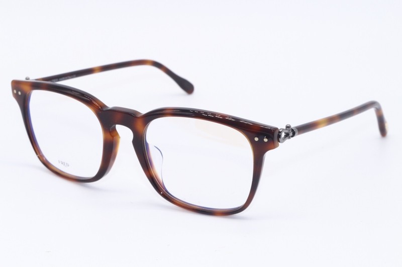 NEW FRED LUNETTES FG 50006U 053 HAVANA GOLD AUTHENTIC DESIGNER EYEGLASSES 54-21