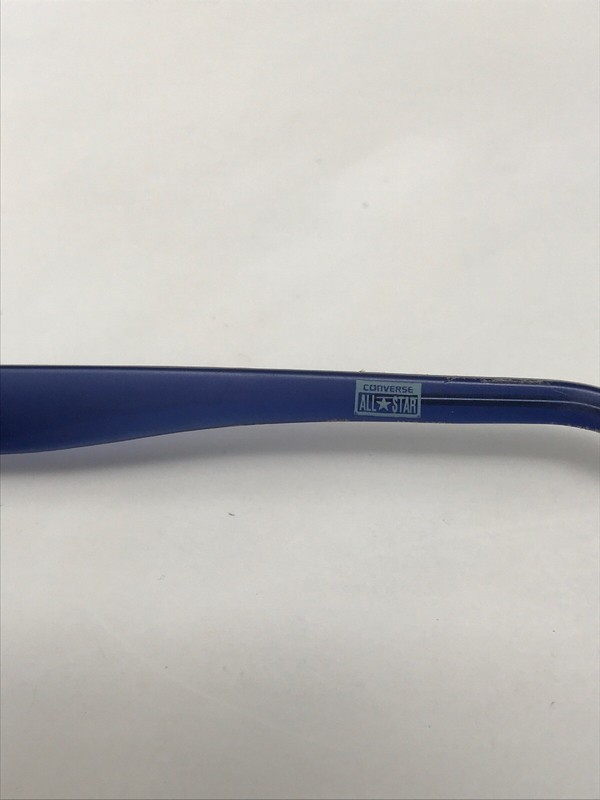 CONVERSE ALL STAR Eyeglasses Frame A046 48-18-140 Black Stripe Grey/Blue KS28 gallery