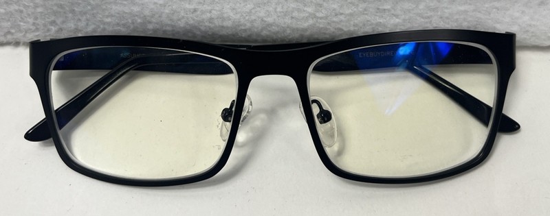 EYEBUYDIRECT Assumption Black Eyeglass FRAMES ONLY 54 17 145 C2