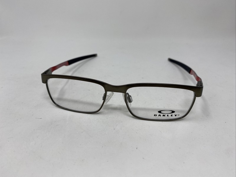 OAKLEY KIDS STEEL PLATE XS OY 3002-0646 PEWTER BROWN EYEGLASSES SI08