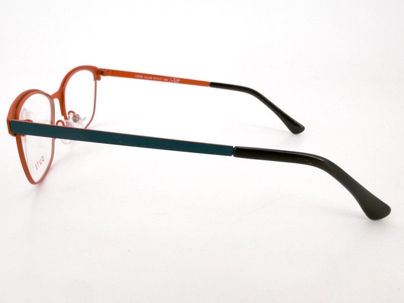 NOS Dutz DZ632 Eyeglasses FRAMES 45 Blue Orange 51[]17-140 Peach M042 gallery