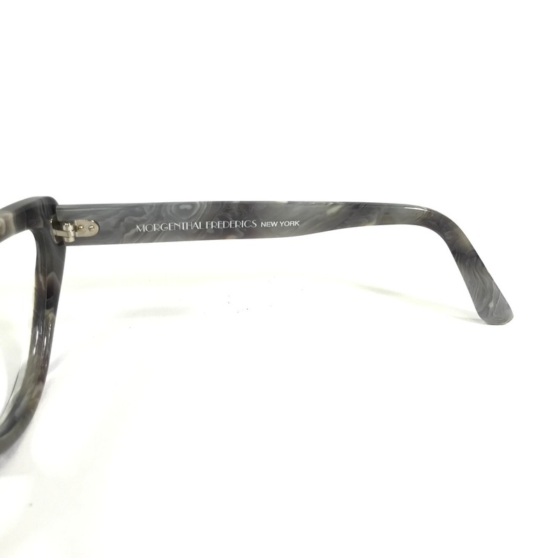 Morgenthal Frederics Eyeglasses Frames VERONA 6233 Grey Horn Cat Eye 55-15-130 gallery