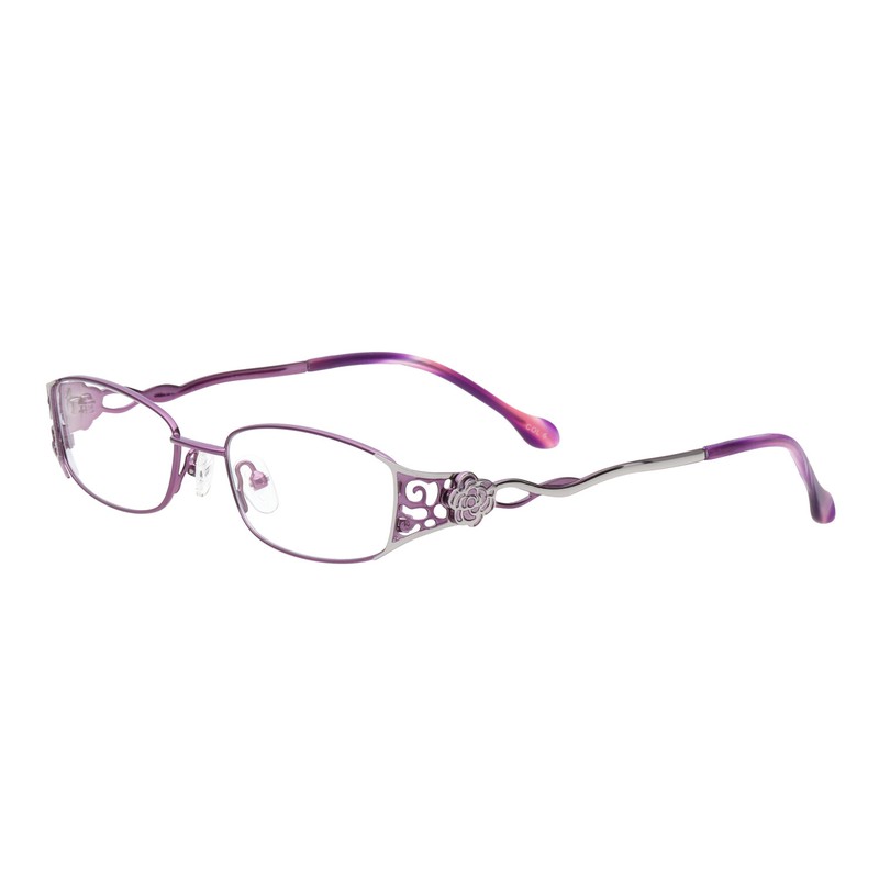 Designer Fashion Women Metal Full Rim Eyeglassses Frames Optical Eyewear RX Able gallery