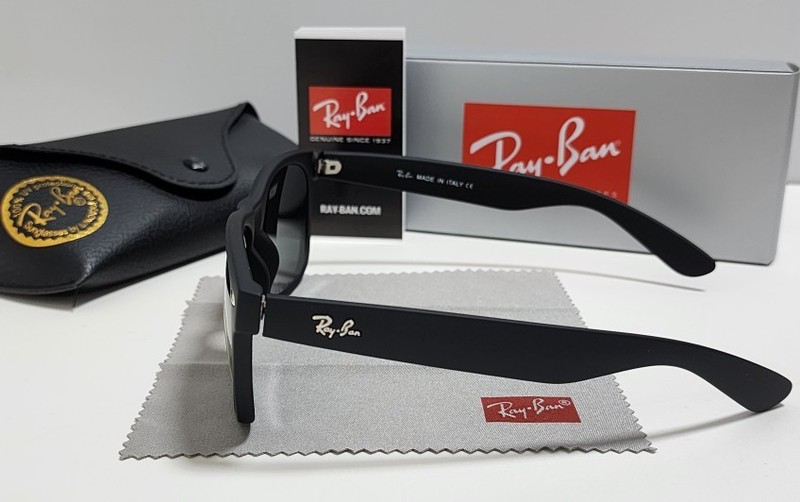Ray-Ban RB2140 Classic Wayfarer Sunglasses Black Frame Glass black Lens 50/22 mm gallery