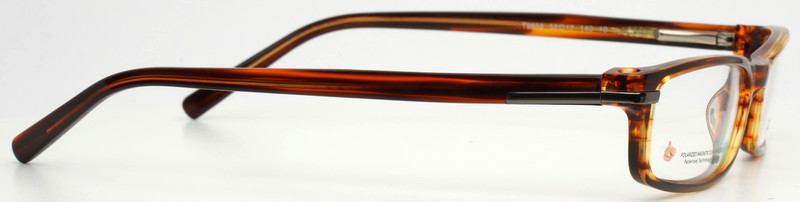 TAKUMI T9658 Clip 010 Brown Horn Unisex Rectangle Eyeglasses 52-17-140 B:24 gallery