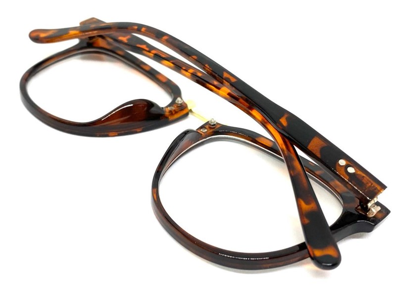 Men's CLASSIC VINTAGE RETRO Style Clear Lens EYE GLASSES Tortoise Fashion Frame gallery
