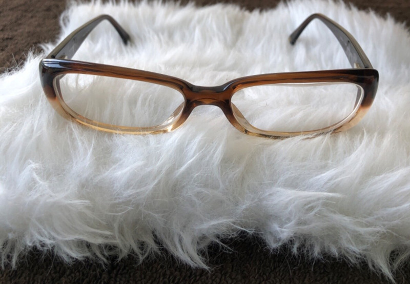 Rare Authentic Chanel 3069-H c. 787 Brown Gradient Frames Glasses Italy
