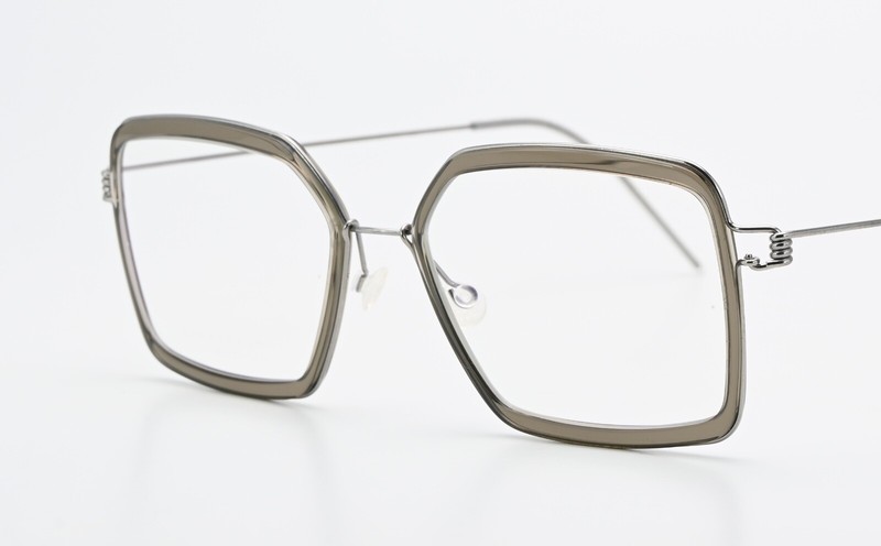 LINDBERG Eyeglasses Karen 51-16 145B Col P10 Air Titanium Rim P10 Silver Poli... gallery