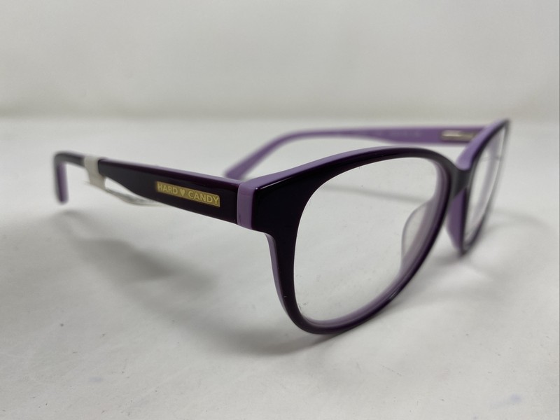 Hard Candy HC43 LAV 52-18-135 Lavender Purple Full Rim Eyeglasses Frame F953 gallery