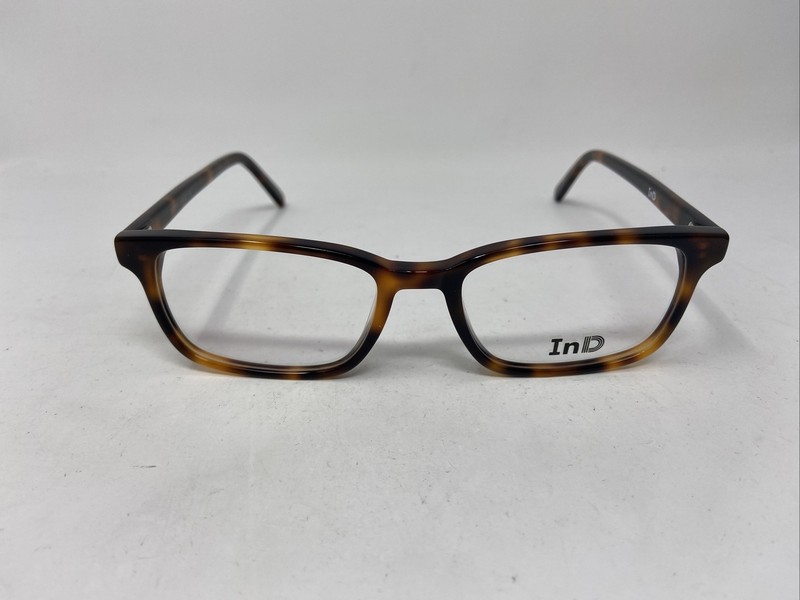 InD EYEWEAR 360 52/18/145 C2 GLOSSY TORTOISE EYEGLASSES FRAME GH64