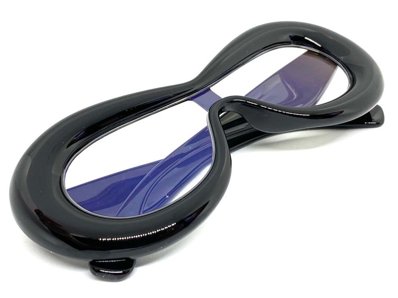 Exaggerated Classic Retro Modern Clear Lens EYE GLASSES Funky Thick Black Frame gallery