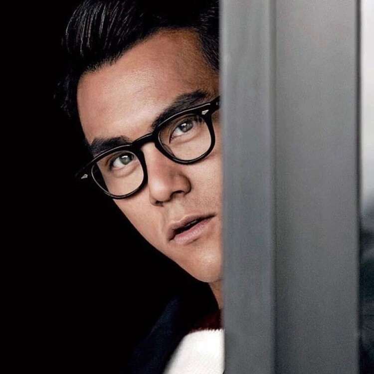 Retro Acetate glasses johnny depp eyeglasses Women men's glasses 44/46/49mm gallery