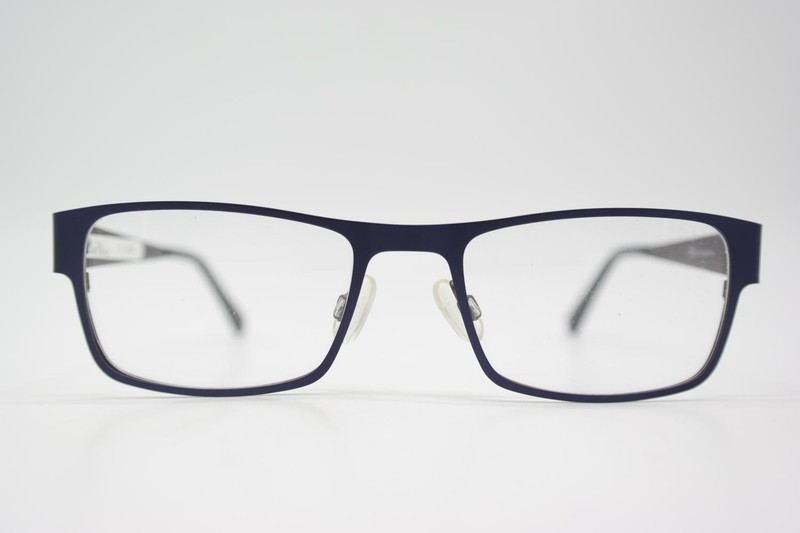Ciu 1202 Blue Bronze Oval Eyeglass Frame New