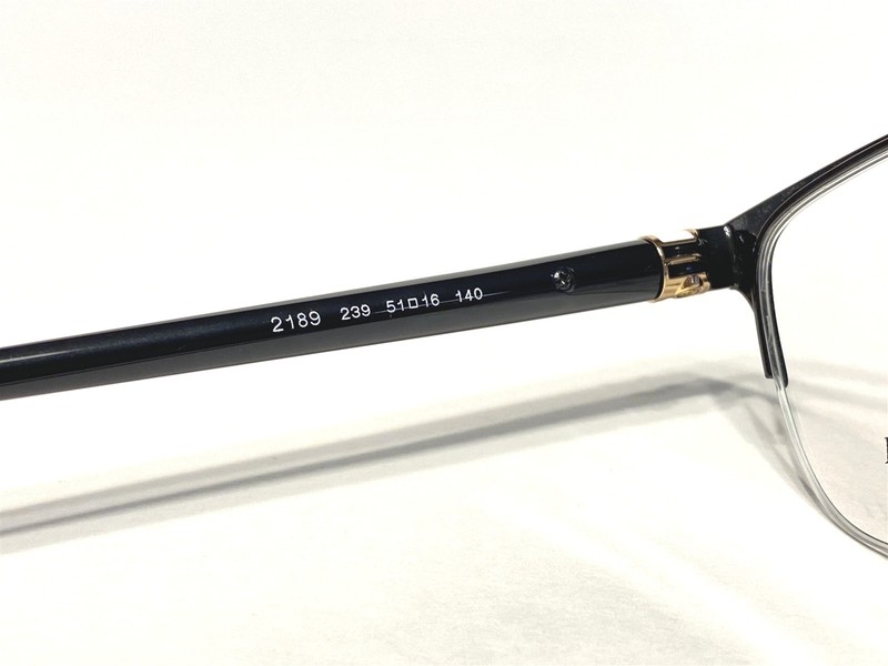 Women's Bvlgari Eyeglasses Frames BV2189 239 Black Half Rim 51/16~140 NEW gallery