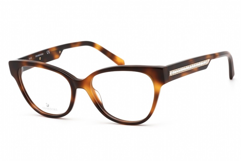 SWAROVSKI SK5392 052 Eyeglasses Dark Havana Frame 51mm