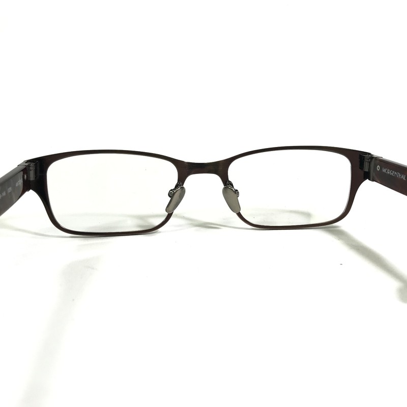 Morgenthal Frederics Eyeglasses Frames 029 ANTOINE Brown Square 50-19-146 gallery
