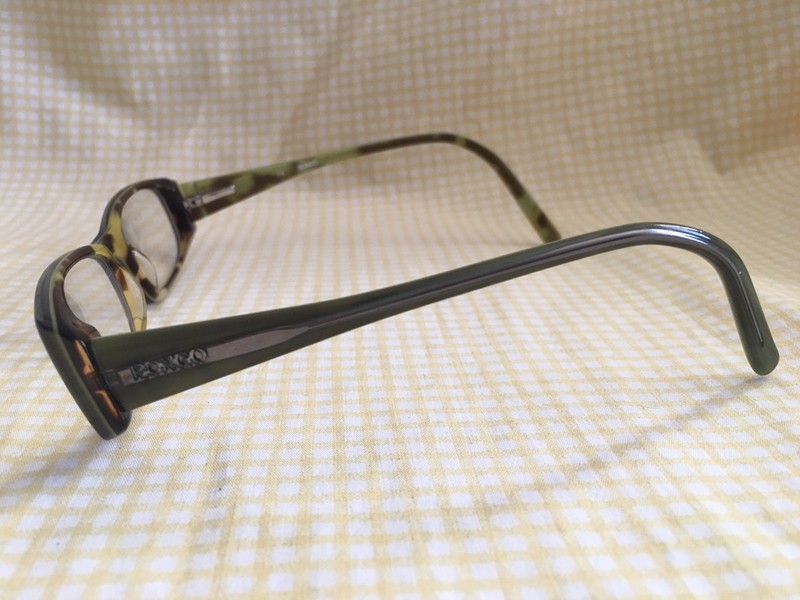 Bongo Glitz GRN/TO Green Tortoise Eyeglasses Frames 49 17 135 gallery