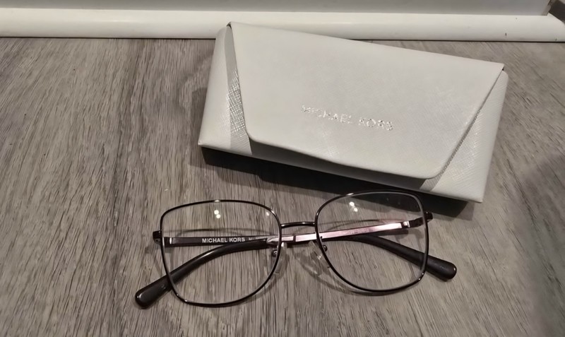 Michael Kors Glasses With PURPLE Frames And ROSE GOLD Accent