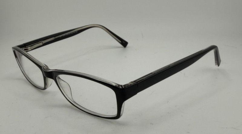TEMPO EYEGLASSES FRAMES ONLY WP4004 BLACK FULL RIM 52-16-135