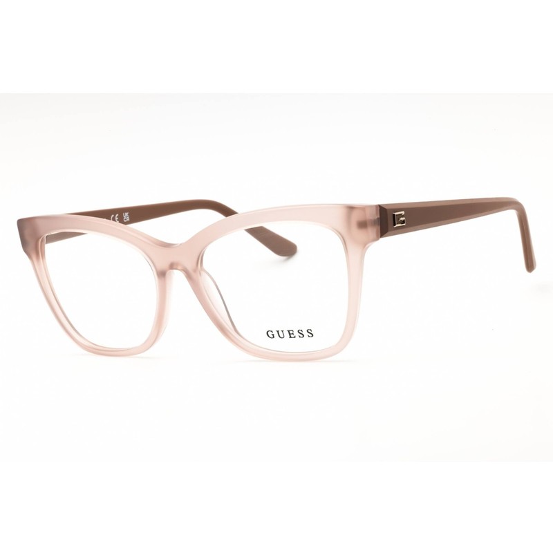 Guess Women’s Eyeglasses Beige/Other Plastic Cat Eye Full Rim Frame GU50262 059