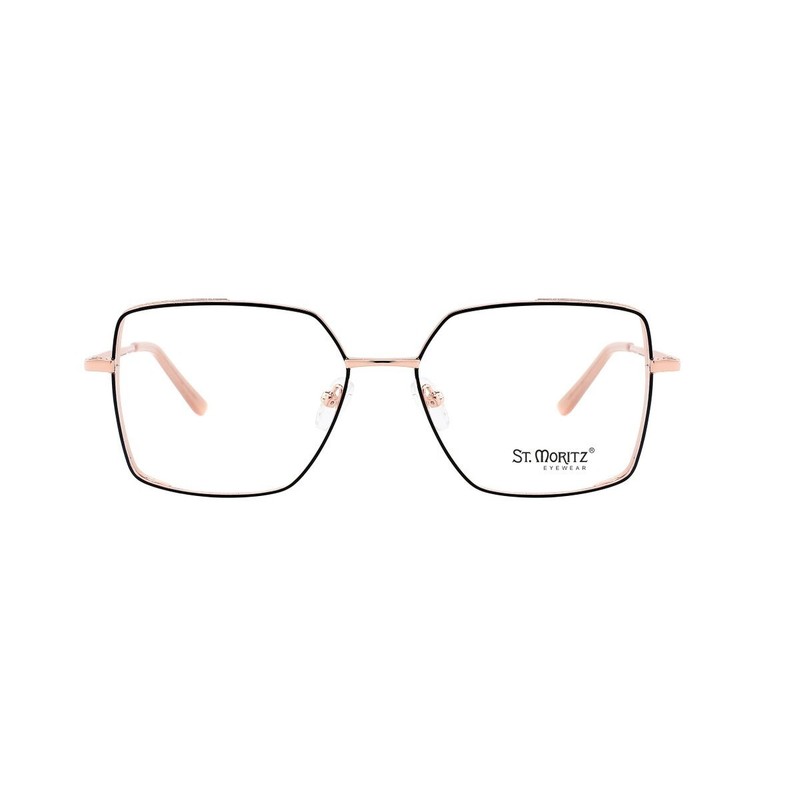 St. Moritz – Tessi -Womens Oversized Stainless Steel Eyeglass Frames – 54-17-140