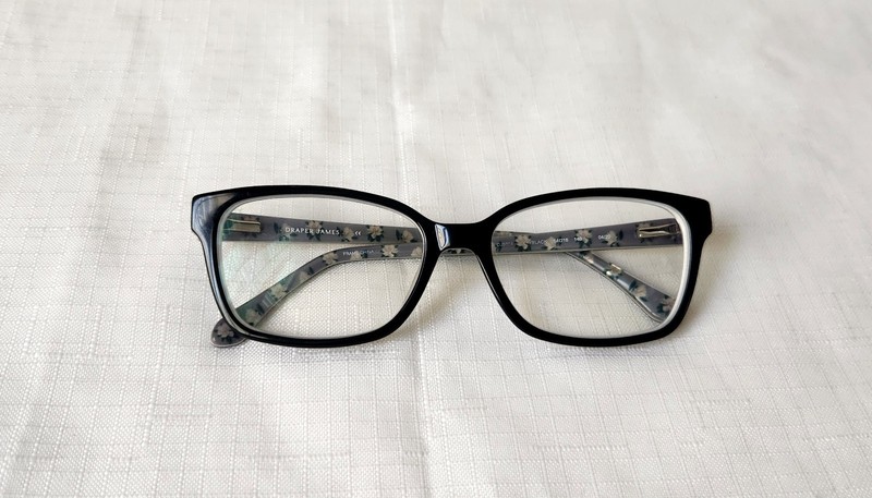 Draper James DJ5004 Eyeglasses Black Floral women's frames (001) 54-16-140 4/20 gallery