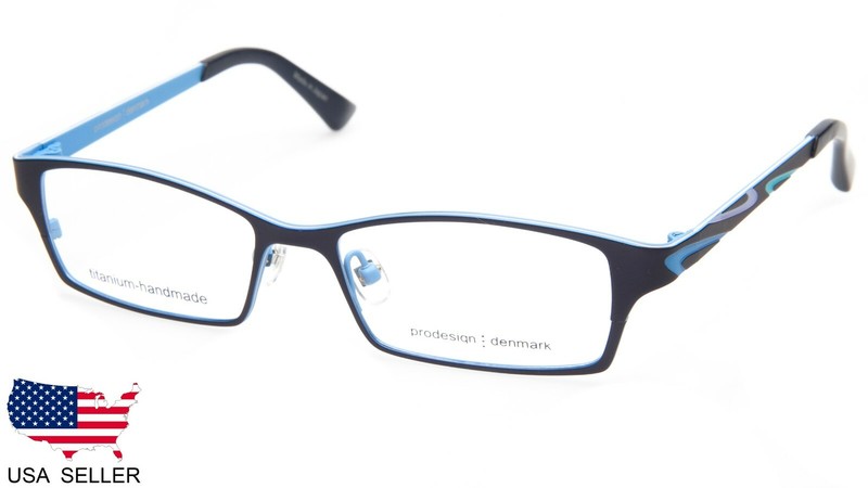 PRODESIGN DENMARK 1389 c.3431 PURPLE-BLUE EYEGLASSES DISPLAY MODEL 49mm Japan