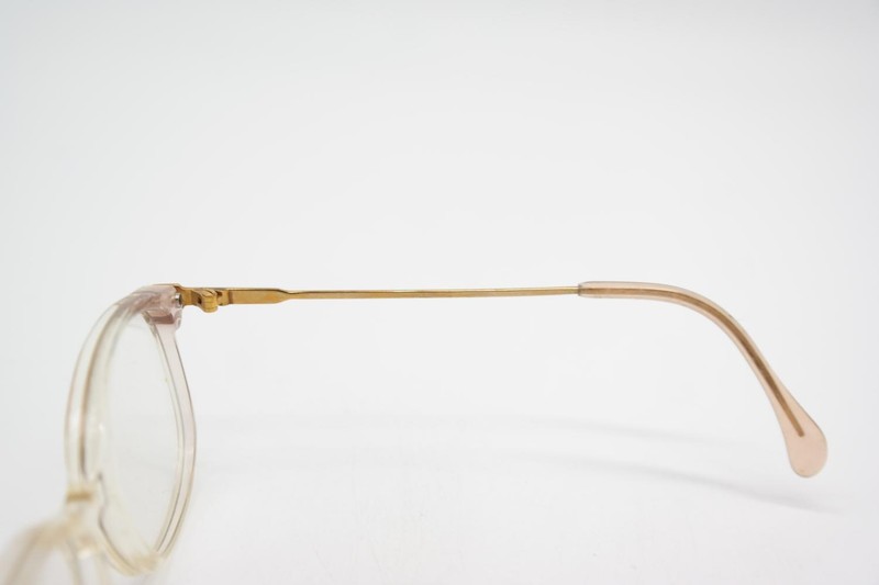 Vintage Glasses Flair OPERA 2 Transparent Gold Oval Eyeglass Frame gallery