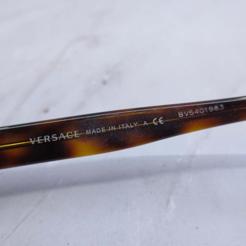 Versace MOD 1184 1269 Brown Tortoise Semi Rimless Eyeglasses Frames 53-18-140 gallery