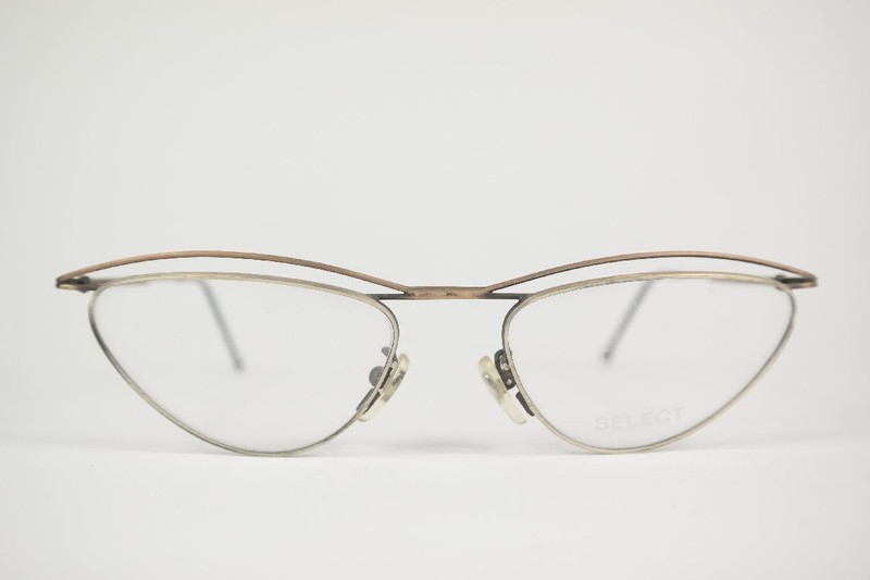 Select Mod. 5022 53[]19 135 Matte Gold Oval Glasses Eyeglass Frame New
