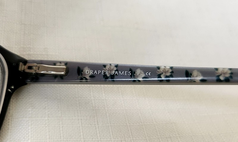Draper James DJ5004 Eyeglasses Black Floral women's frames (001) 54-16-140 4/20 gallery