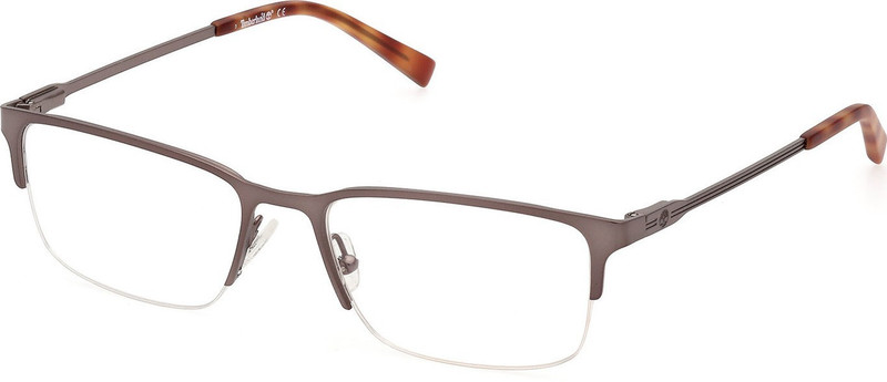 Timberland TB1799 013 Gunmetal Semi Rimless Metal Eyeglasses Frame 55-18-145