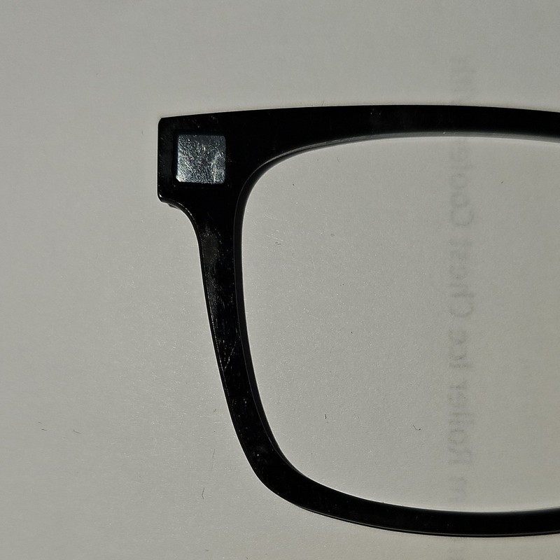 Pair The Kirby 081 330 Black Square Full Rim Plastic Eyeglass Frames gallery